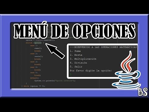 JAVA - Solución de ejercicios - Menú de Opciones
