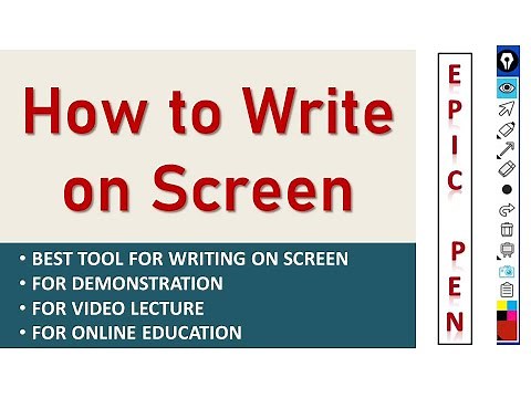How to Write on Screen | Draw on Screen | Epic Pen | Tool for Writing on Screen