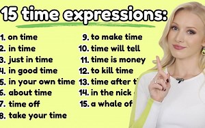 学习15种英语中“时间”的表达！【English With Lucy】