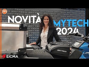 Mytech | Unboxing of the first tank bag and the new line of aluminum panniers at EICMA