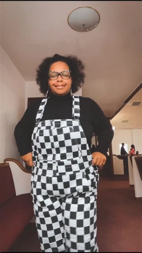 Checkered Overalls for Stylish Spring and Fall Festivals