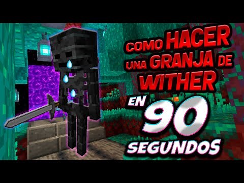 How to make a Wither Farm in 90 seconds!!! [MINECRAFT 1.16]