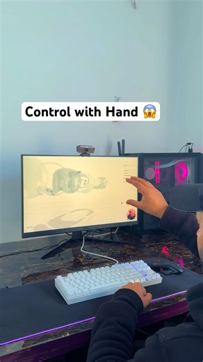 I Controlled My Screen Using ONLY My Hand 😱 AI
