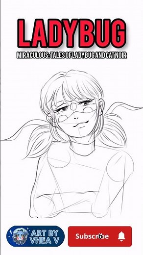 How to Draw Miraculous Ladybug step by step | Miraculous Ladybug Drawing Easy