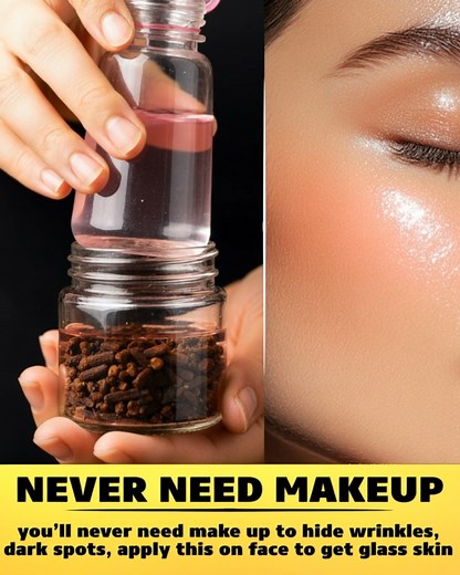 This simple 3-ingredient toner is going viral — cloves, lemon, and rosewater can turn back time for your skin!” | Health Tips Tricks