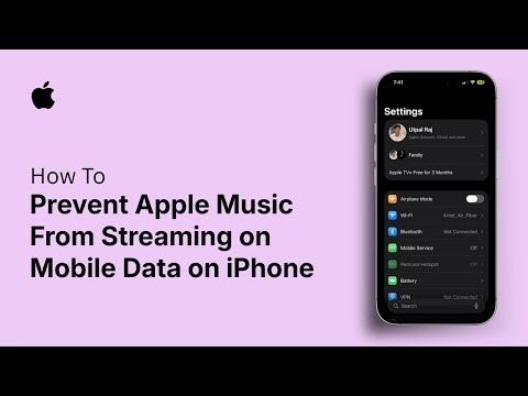 How to Prevent Apple Music From Streaming on Mobile Data on iPhone