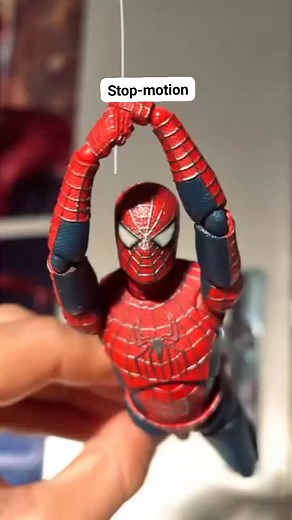 10K views · 87 reactions | Stop-motion by angelinkfilms #stopmotion #spiderman #tobey #actionfigure #figure #shfiguarts #toys #review | Syahrani Ahmad | Facebook