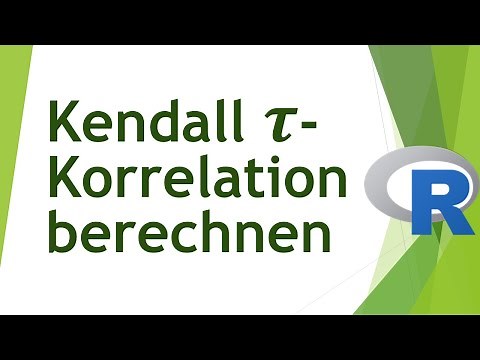 Kendall-Tau in R berechnen - Datan analysieren in R (50)