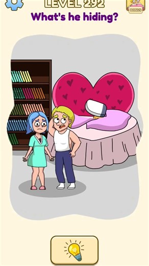 what's he hiding 😱🤣 level 292 mission complete #shorts