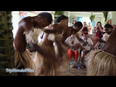 Fiji Natives Dance in Suva's Sawani Village.