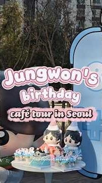 Jungwon Birthday Cafés Were So Cute🤍 | [ENGENE-LOG]