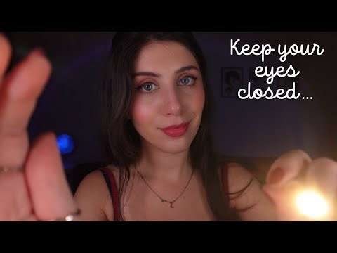 ASMR • Keep your eyes Closed & FOCUS on the Light triggers