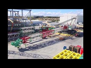 Tutt Bryant's new Terex Demag CC8800-1 Crawler Crane Assembly the largest in Australia