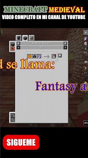 Fantasy armor mod #minecraft #medieval #supervivencia #mods #modsminecraft #modsmedievales #rpg