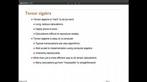 Tensor algebra made easy with Mathematica
