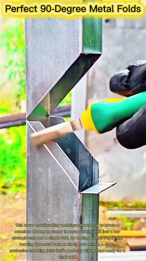 Perfect 90-Degree Metal Folds