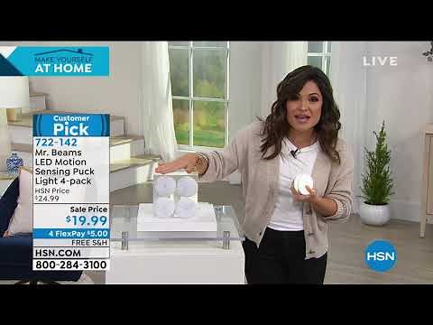 Mr.\nBeams LED Motion Sensing Puck Light 4pack