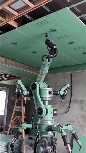 Revolutionizing Construction: The Fully Automated Drywall Ceiling Installation Robot
