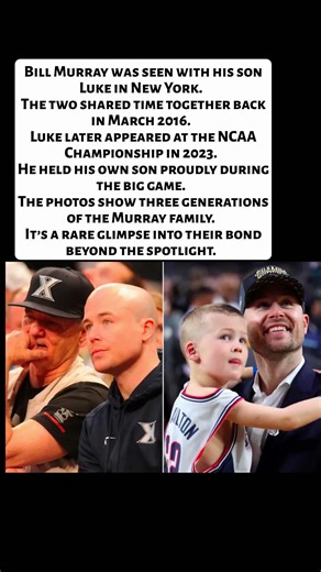 Bill Murray’s Generational Family Moments #BillMurray #LukeMurray