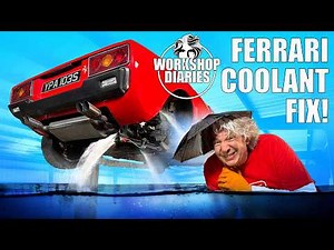 Edd China FIXES Seized FERRARI Water Pump & Overhauls ANTIFREEZE
