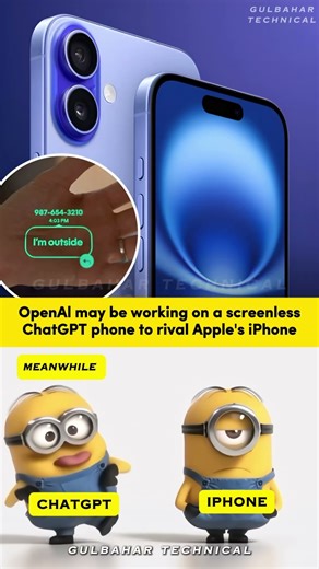 OpenAI’s Screenless ChatGPT Phone – Will It Rival iPhone? 🤖📱