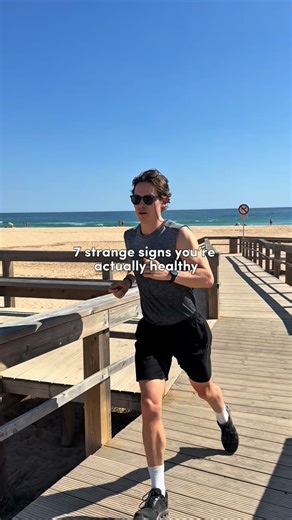 Emil Jansen | Health & fitness coach on Instagram: "7 Strange signs you’re actually healthy 👇 When most people think about “being healthy,” they picture glowing skin, abs, or a perfect lab report. But true health often shows up in much subtler, almost weird ways. If you notice these, take it as a sign your body is working with you, not against you. 1️⃣ You wake up hungry This means your digestion and hormones (like cortisol, leptin, and ghrelin) are in sync. Your metabolism is ready for fuel in