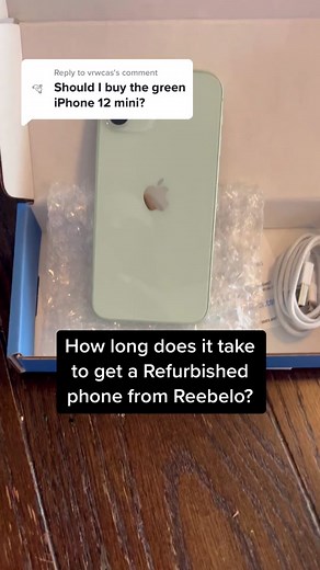 Replying to @vrwcas 💚 YES, the iPhone 12 mini packs all the sound and screen improvements of the 12 but in a pocket friendly size. #reebelo #iphone12mini #refurbishediphone #miniiphone #mintgreen #affordableiphone