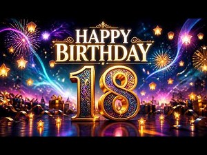 Happy 18th Birthday Song 🎉 | Best Birthday Song for 18 Year Old