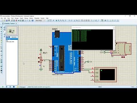 Uso de la memoria SD en arduino con simulacion en proteus