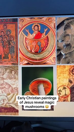 31K views · 7.7K reactions | Early Christian paintings reveals Jesus with mushrooms  Book Of Symbolism launches November 17th - to be notified register email in bio. | Revival Of Wisdom | Facebook