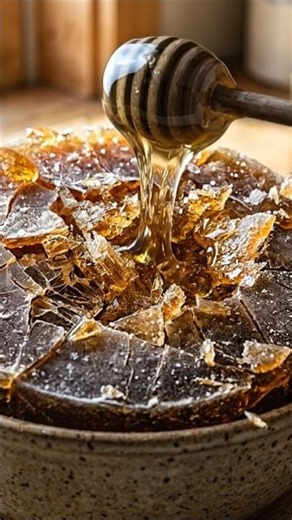 Frozen Honey ASMR 🍯❄️ | Satisfying Shattering Crunch Sounds