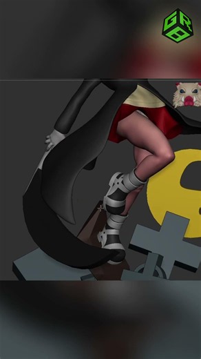 From Pixels to Power: Anime Character 3D Modeling Magic! #shorts