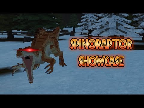 Spinoraptor Showcase + Christmas Special | Jurassic Blocky Roblox