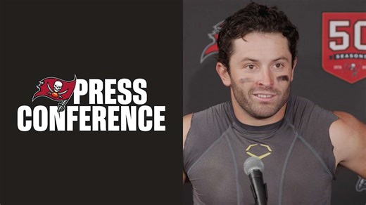 Baker Mayfield on Final Drive vs. Texans: MNF Win | Press Conference