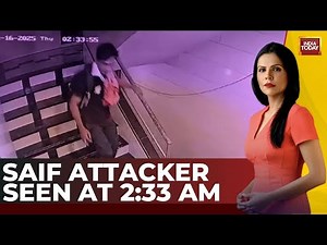 Saif Ali Khan Stabbed In Home: Attacker Caught On CCTV, Seen At 2:33 AM On Building Staircase