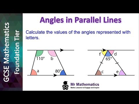 Problems with Angles in Parallel lines | Mr Mathematics