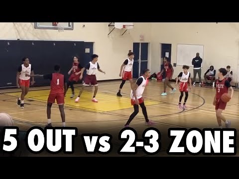 5 Out Offense vs 2-3 Zone Defense