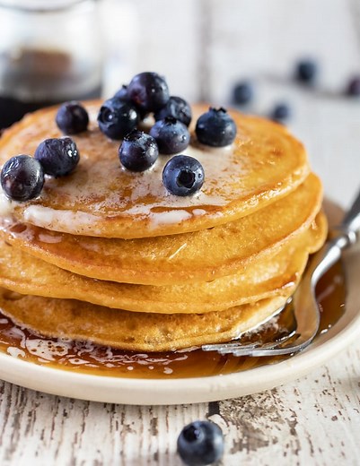 Easy Corn Flour Pancakes