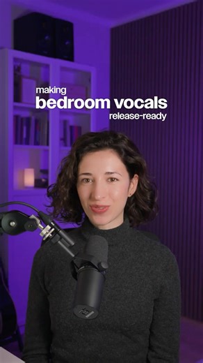 Making bedroom vocals release-ready 👀