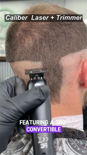 CaliberPro Laser Plus Trimmer | 360° Convertible Precision for Barbers