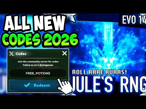 NEW! ALL WORKING JULES RNG CODES IN JANUARY 2026 | Roblox Jules RNG Codes 2026
