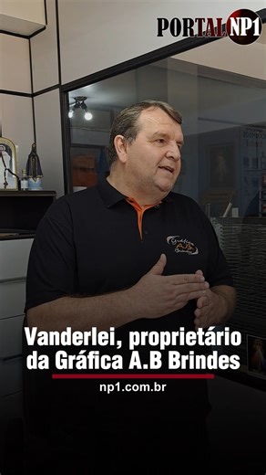 Portal NP1 on Instagram: "Vanderlei Toigo, propriedade da gráfica AB Brindes faz uma avaliação sobre 2025"
