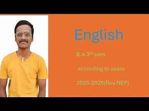 B. A 3rd sem English modal question paper solving🙏👍