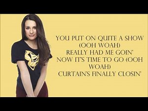 Glee 1x02 - Take a Bow [with lyrics]