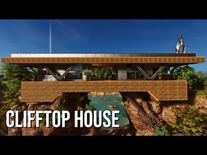 Ark Survival Ascended: Modern Clifftop House Base Design