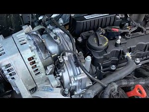 How to replace a alternator on a Kia or Hyundai 2.4L Engine
