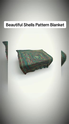 Beautiful Shells Pattern Blankey#crochet #blanket #beautifulshellspattern