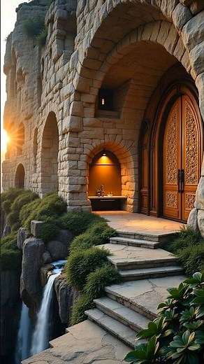 Inside a Luxurious Cave Home! 🔥🏡 | Ancient Meets Modern Architecture