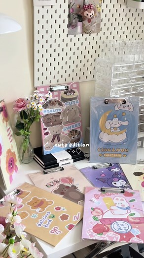 cutest cute essential edition ⋆˙⟡♡ #stationeryshop #backtoschool #stationeryhaul #salestationery