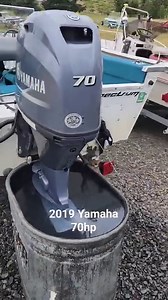 Running that 1992 Yamaha 130hp V4 oil-injected 2-stroke with jet pump. Thanks again Paul from HOGS! 💪🏽🎣 | Outboard Madness